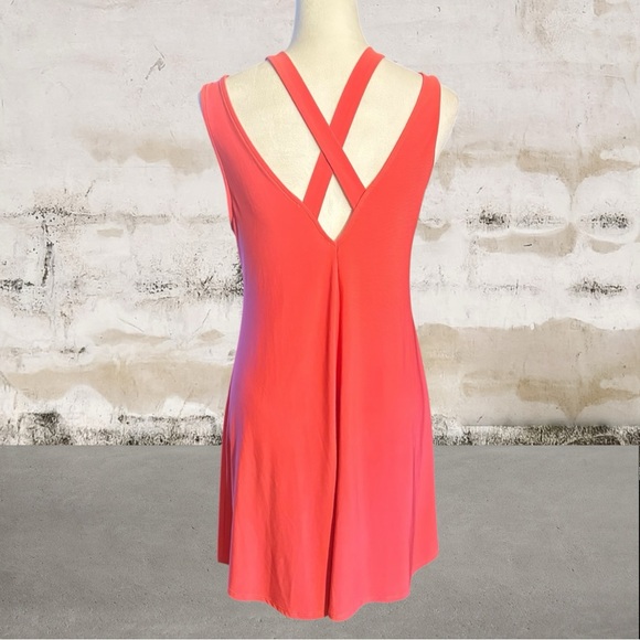 Weekend Women's Spiced Coral Sleeveless Mini Dress Size Medium - Picture 4 of 6